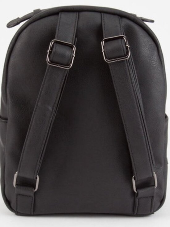 Violet Ray Black Studded Mini Backpack main image 4